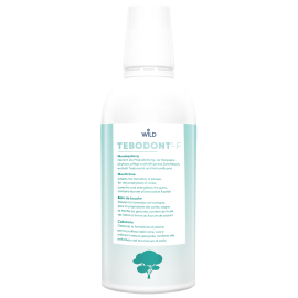 TEBODONT-F Ополаскиватель для полости рта с маслом чайного дерева (Melaleuca Alternifolia) и фторидом, 500 мл