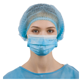 Акция! Dochem Шапочки медицинские, одноразовые, синие, 51 см, 100 шт.