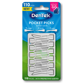Акция! DenTek Карманные зубочистки, 110 шт.