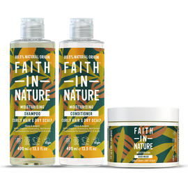 Faith in Nature Набор для ухода за кудрявыми волосами с ши и арганой