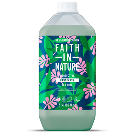 Faith in Nature Натуральное жидкое мыло для рук с чайным деревом, 5 л