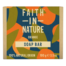 Faith in Nature Натуральное твердое мыло с апельсином, 100 г