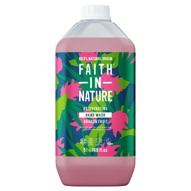 Faith in Nature Натуральное жидкое мыло для рук с фруктом дракона, 5 л