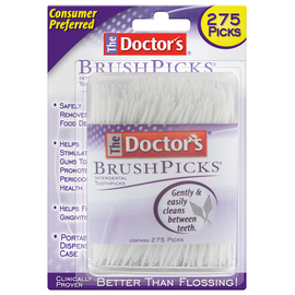 The Doctor's BrushPicks Межзубные зубочистки, 275 шт.