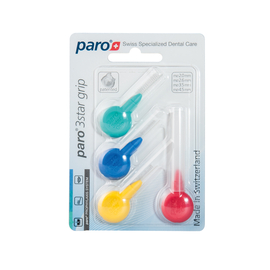 paro® 3STAR-GRIP Межзубные щетки, набор образцов, 4 разных размера