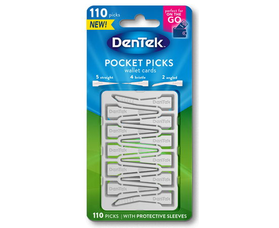 Акция! DenTek Карманные зубочистки, 110 шт.