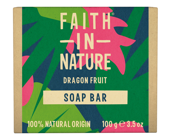 Faith in Nature Натуральное твердое мыло с фруктом дракона, 100 г