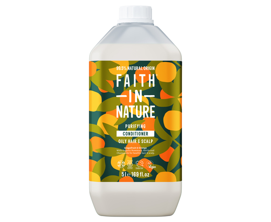 Faith in Nature Натуральный кондиционер с грейпфрутом и апельсином, 5 л