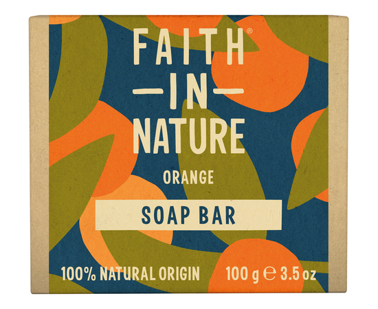 Faith in Nature Натуральное твердое мыло с апельсином, 100 г