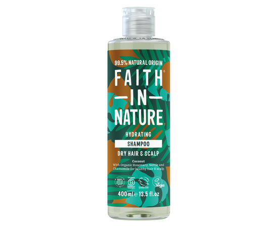 Faith in Nature Натуральный шампунь с кокосом, 400 мл