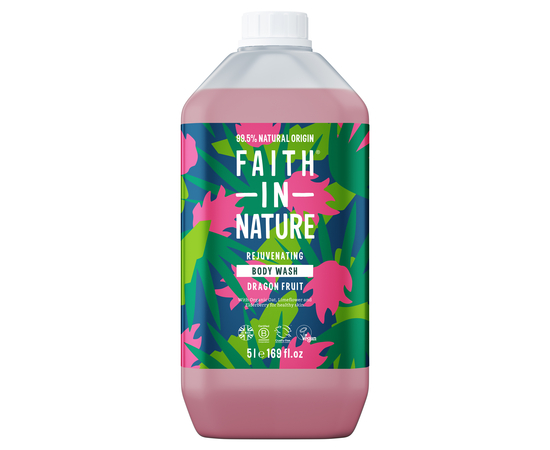 Faith in Nature Натуральный гель для душа с фруктом дракона, 5 л