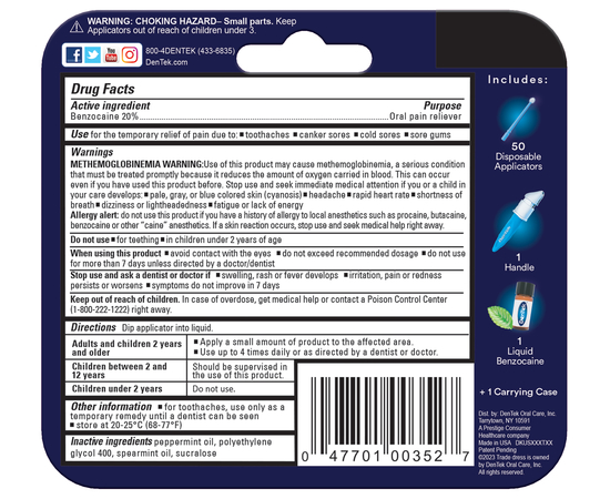 DenTek Обезболивающие средство мгновенного действия. Расширенный набор, изображение 2