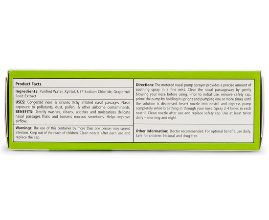 Акция! Xlear Натуральный солевой назальный спрей с ксилитом, с дозатором, 45 мл, изображение 3